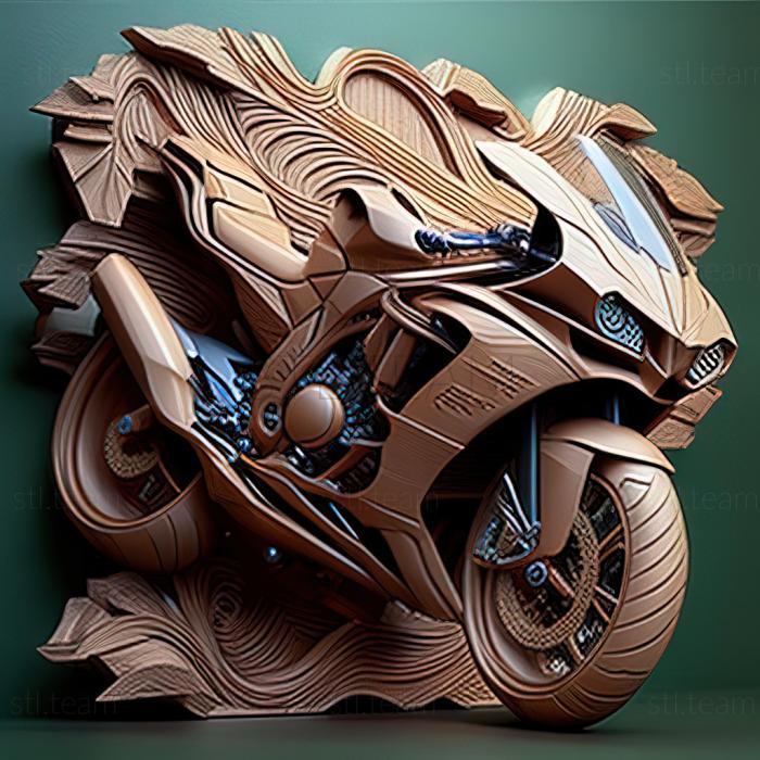 3D модель Kawasaki Ninja H2 SX (STL)